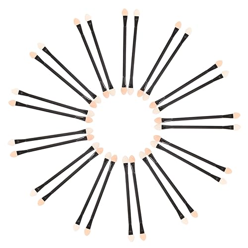 FRCOLOR 30pcs Eye Shadow Brush Applicators Disposables for Quick and Easy Eye Makeup