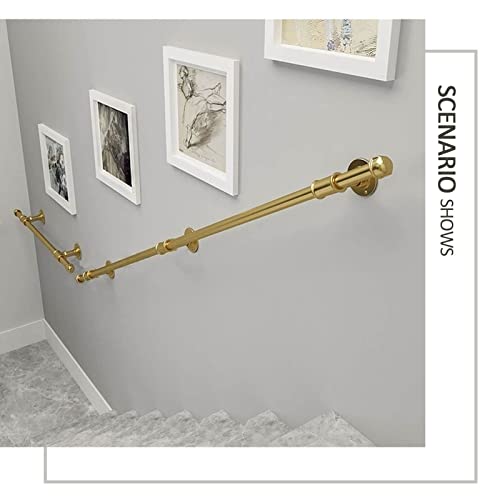 Main courante dorée de 3m à 6m pour escalier intérieur et extérieur - 4