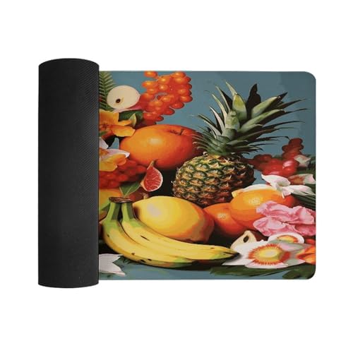 Pad Mouse Grande con Diseño Tropical y Base Antideslizante miniatura 3
