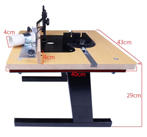 Yeivzwba ROUTER-TABLE Table With Stand And Adjustable Fence,Benchtop Router Table thumb #1