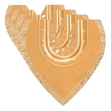 Rockwell RW8956 3-1/8-Inch Carbide Grit Semicircle Grout Removal and Rasp Pack of 4