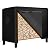 BDL 4ft Log Rack Cover Waterproof Firewood Cover Heavy Duty 600D Oxford Outdoor Firewood Storage Cover with Openable Front Flap?Black, 48" L x 24" W x 42" H?