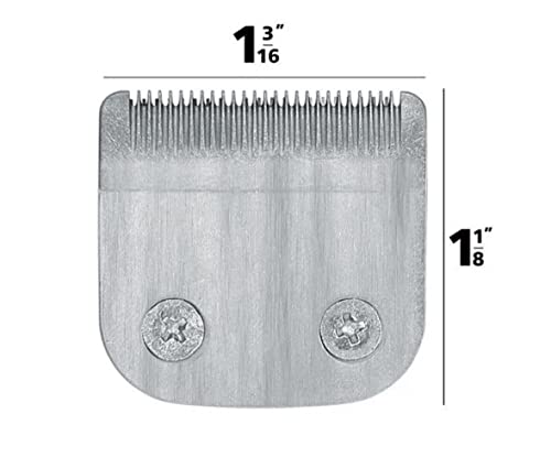 Wall Replacement Detachable Standard Stainless Steel Blade Cutter Head For Wahl All In One Lithium Ion Trimmer 59300 9818 9864 9888 9854 9860 With Bonus 3 Piece Beard Stubble Combs Guards #TOP2