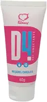D4 GEL UMECTANTE PARA LUBRIFICAÇÃO BEIJAVEL SABOR CHICLETE 60G