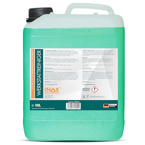 INOX® WS Nettoyant Atelier concentré, Nettoyant pour nettoyeur haute pression - 10 Litres