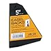 Lineco Self Stick Easel Backs black 7 in. pack of 5