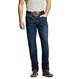 ARIAT Men's M1 Vintage Stretch Legacy Stackable Straight Leg Jean Quest Size 34W X 34L