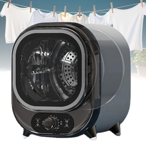 Piccola asciugatrice a carica indipendente, asciugatrice a condensazione compatta portatile da 5 kg, perfetta per il montaggio su bancone o a parete, centrifuga, capacità di carico di 0,8 kg Blue