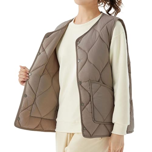 Gilet sans manches doublé polaire pour randonnée et quotidien doudoune d'hiver boutonnée homme
