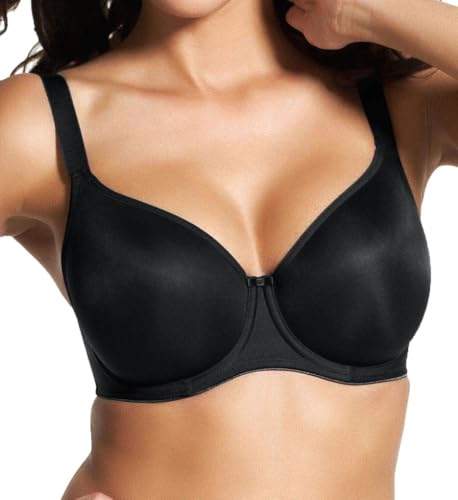 Fantasie Smoothing Moulded Balcony Bra Black Black 34E