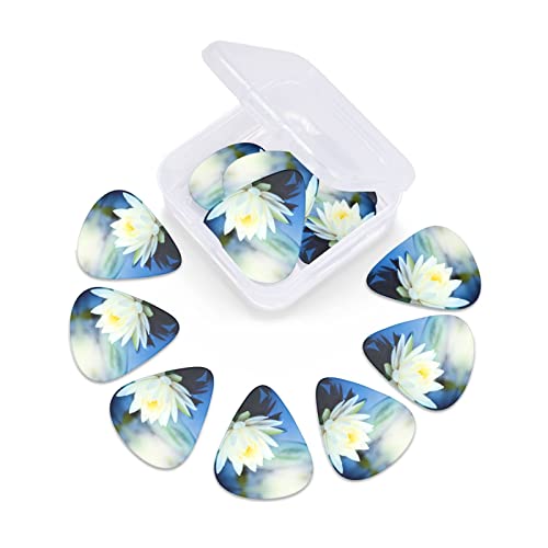 Médiators de guitare 12-Pack White Lotus Flowers médiators de guitare pour guitare électrique guitare acoustique… - Les Beatles, Paul McCartney, John Lennon, RIngo Starr, George Harrison Médiators de guitare 12-Pack White Lotus Flowers médiators de guitare pour guitare électrique guitare acoustique… – Image 6