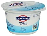 FAGE Total Greek Yogurt, 5% Whole Milk, Plain, 5.3 oz