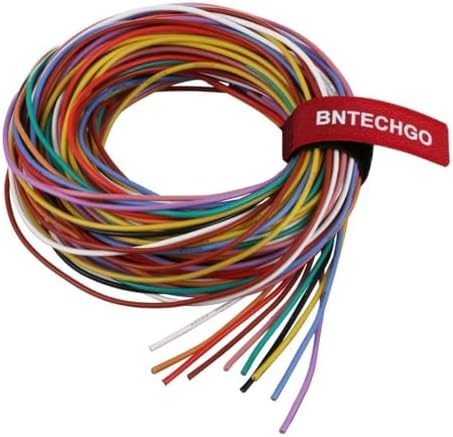 BNTECHGO 20 AWG Silicone Wire Kit 10 Color Each 10ft Stranded Tinned Copper