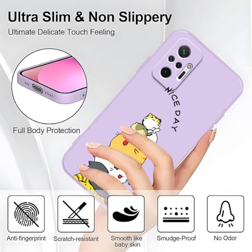YUXING Silicone Cover per Xiaomi Redmi Note 10 Pro...