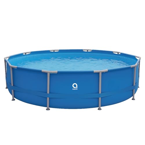 Avenli 98249 10ft Round Super Steel Family Pool/Heavy Duty Material/Easy to Install/Anti-Corrosion Technology/Ideal for Summer Garden Parties and BBQs