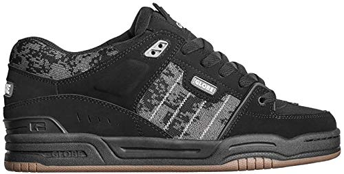 Image of Globe Boy's Skateboarding Shoes, Black Black Camo Jacquard 0, 4.5UK Child