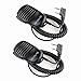 Produktbild Retevis 2 Pin Funkgerät Lautsprecher Mikrofon Kompatibel mit Walkie Talkie RT24 RT27 RT21 RT22 RT622 RT81 RT46 RT617 RT618 RT619 RT666 RT668 Baofeng UV-5R BF-888S BF-88E Kenwood(2 Stück)