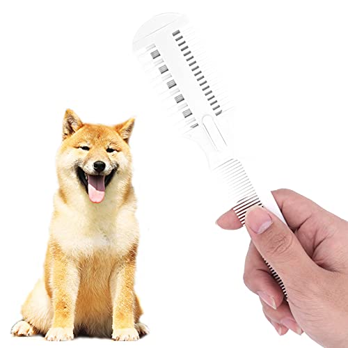 Peigne coupe-cheveux, rasoir à double tranchant, peigne de toilettage pour animaux de compagnie,...