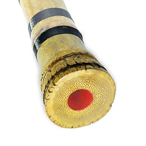 Japanese Zen Shakuhachi Pentatonic End-Blown Flute With Natura Bell Root. Kinko-Ryu 1.8 Feet .Professional Quality, Play All Ocataves. Good For Seasoned Flautist, Good For Any Level Player. #TOP4