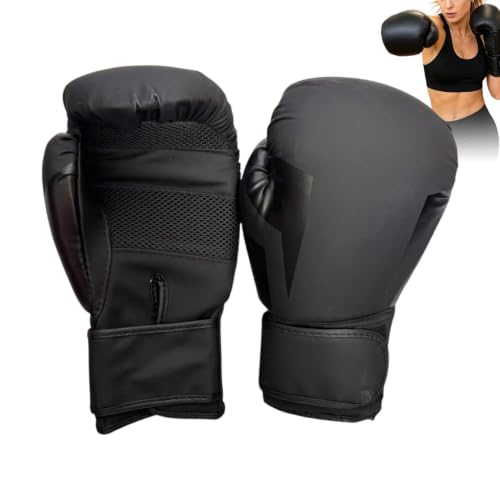 Guantes de kickboxing de 12 oz para entrenar boxeo en casa o el gimnasio