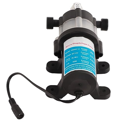 Pompe à membrane électrique 12V LiebeWH pour stopper les manques de pression d'eau - 4