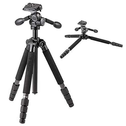 Velbon カーボン三脚 ジオ カルマーニュ N645III AZ ナットロック 脚径28mm 4段 3Way雲台付属 クイックシュー対応 カーボン脚 QRAシステム