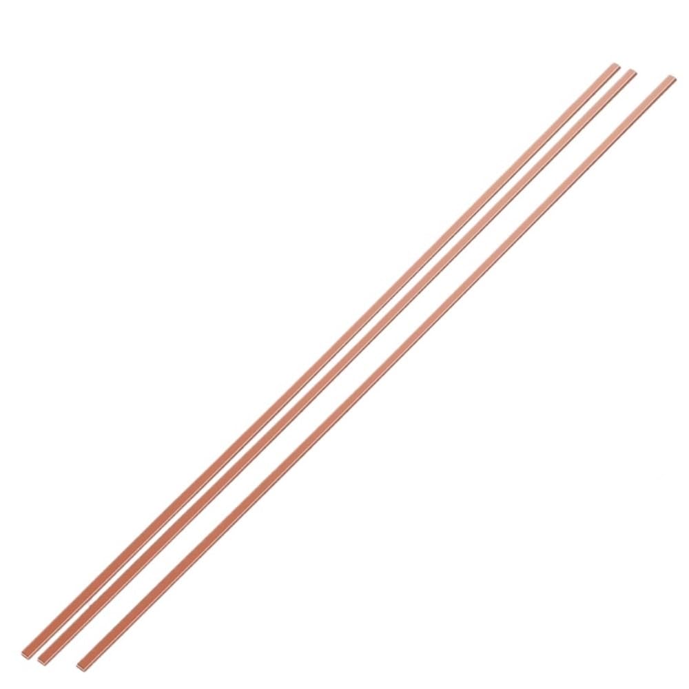 A40T Rapid Brazing Sticks, BCuP-5 15 Percent Silver Solder Copper Phosphor Weld Rods 0.05x0.12x10inches 40pcs