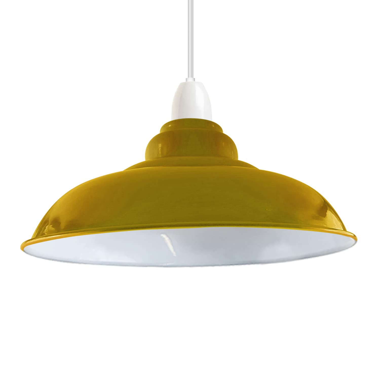 Metal Lamp Shades Living Room Ceiling Pendant Light Shade 32cm Easy Fit Lampshades Only for Industrial Ceiling Light Fitting Bedroom, Kitchen โ image 1
