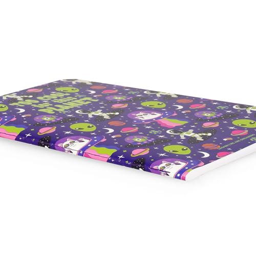 Miniatura 3 de Legami - Cuaderno De Rayas De 7 Mm, Space, Tamaño B5, Grande, Papel Certificado Fsc, 100 Páginas, Encuadernación Singer Stitch, 18.5 X 24.8 Cm