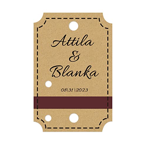 Lot de 100 étiquettes de cierge magiques personnalisées avec bande Match Strike pour anniversaire, remise de diplôme, fête