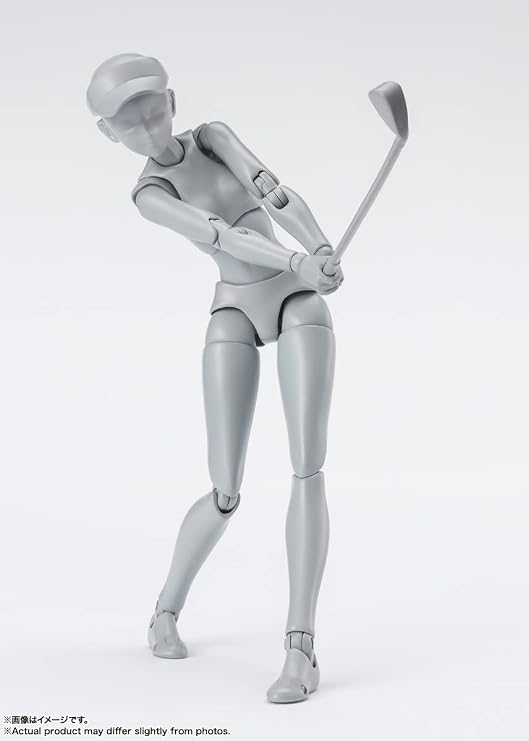 TAMASHII NATIONS S. H. Figuarts Body-chan - Sports - Edition DX Set Birdie Wing Ver. Approx. 5.3 in 135 mm, PVC & ABS, Painted Posable Action Figure