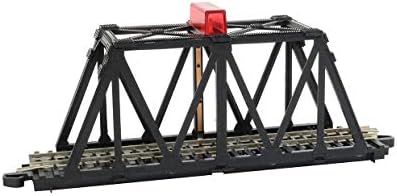 Bachmann Trains - E-Z Track Blinking Bridge - N Scale (44873), Black