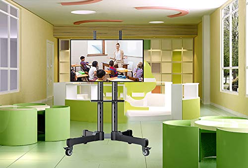 Soporte móvil para TV con ruedas y estante para 32-65" miniatura 2