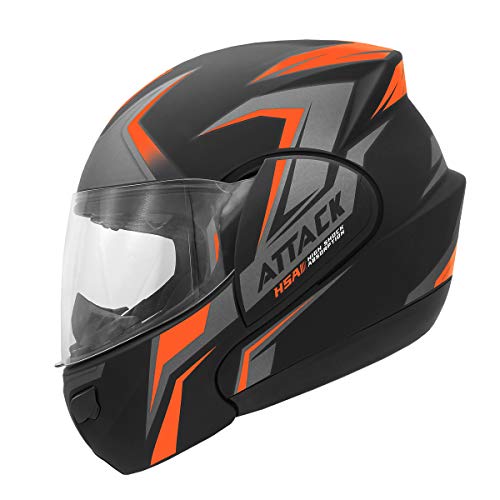 Pro Tork Capacete Attack Hsa 60 Preto/Laranja