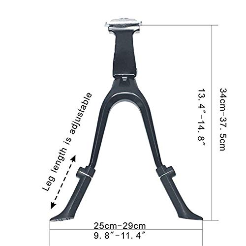 Kick 1PC Soporte de la Bicicleta Bicicleta de Carretera Pata de Cabra for Trabajo Pesado Ajustable for Bicicleta Ciclo Prop Lateral Trasera del Estante Aparcamiento