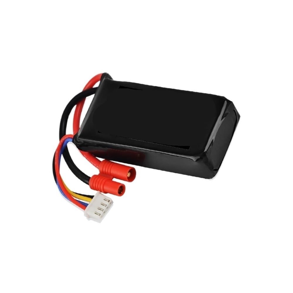Batería de litio de 11,1 V 1000 mAh 25C con conector banana de 3,5 mm para repuesto de helicóptero RC