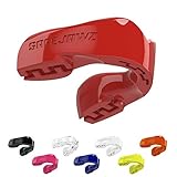 SAFEJAWZ Mouthguard Slim Fit, Adults and Junior Mouth Guard with Case for Boxing, Basketball,...