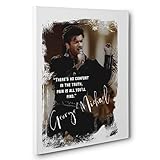 George Michael Motivational Quote Canvas Wall Art