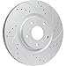 [Front Kit] High Performance Ceramic Brake Pads & GT//Rotors Geomet Coated Disc Brake Rotors for Lexus GS IS RC 2013-2020 GS200t GS300 GS350 IS200t IS300 IS350 RC200t RC300 RC350