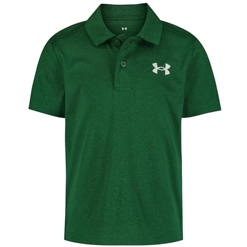 Image of Under Armour Boys' Matchplay Short Sleeve Golf Polo, Lightweight Performance Stretch, Logo Detailing
