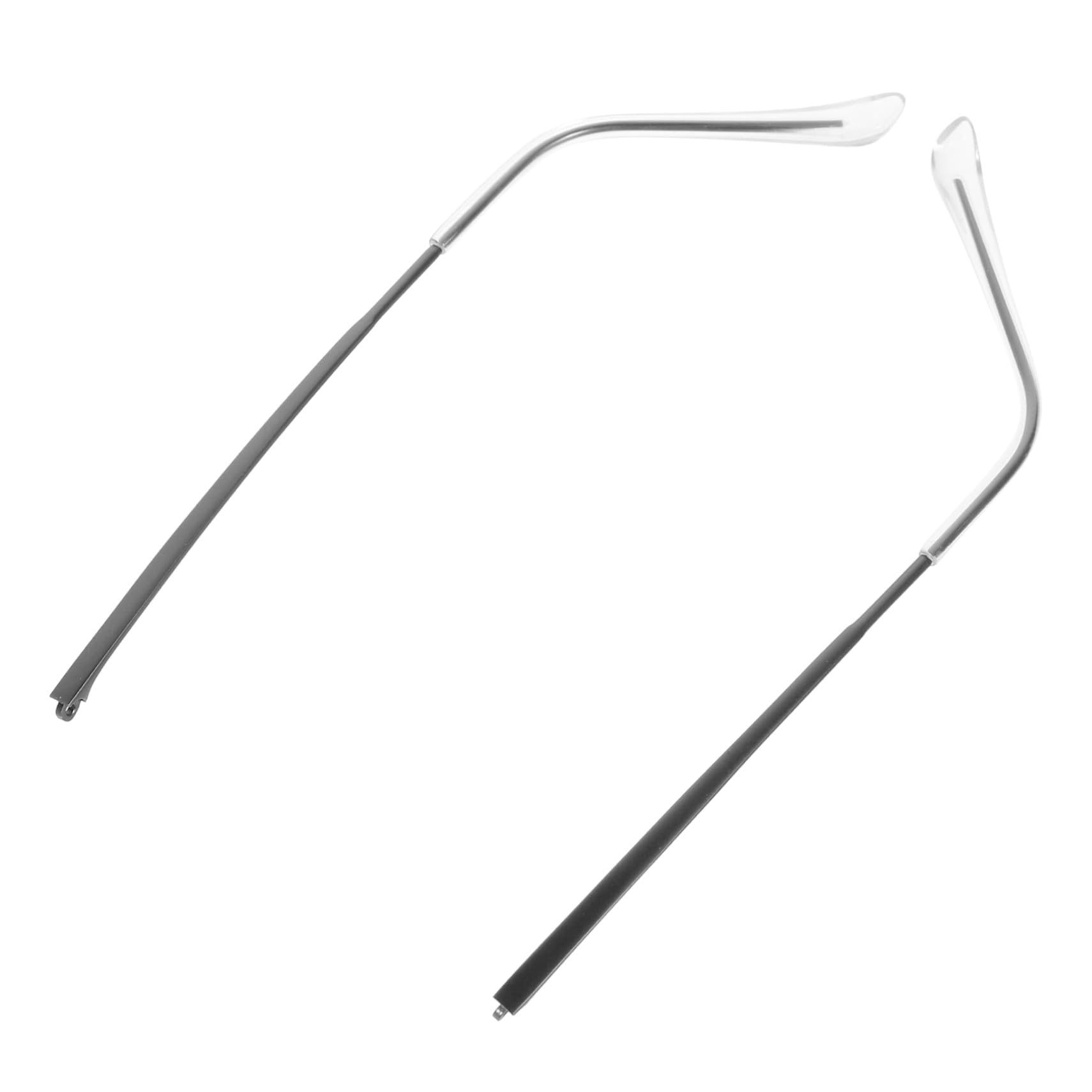 FRCOLOR 5 Paare Brillenzubehör universeller Brillenbügel Brillenreparaturset Brillenteile Brillen Ersatzteile ersatz brillenbügel Brillenbeine Ersatzbrille Bügel Brillen Tempel Metall Grey