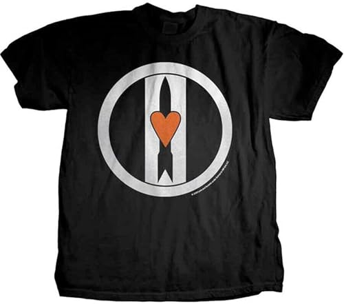 YUWUKEEE Love and Rockets-Logo-XL Negro Blanco Amarillo Negro Rojo Hombres Mujeres Camiseta 100% Algodón