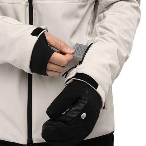 Miniatura 7 de Siroko Chaqueta Para Snowboard Esquí Esquí Y Nieve W2 Cerro Beige S
