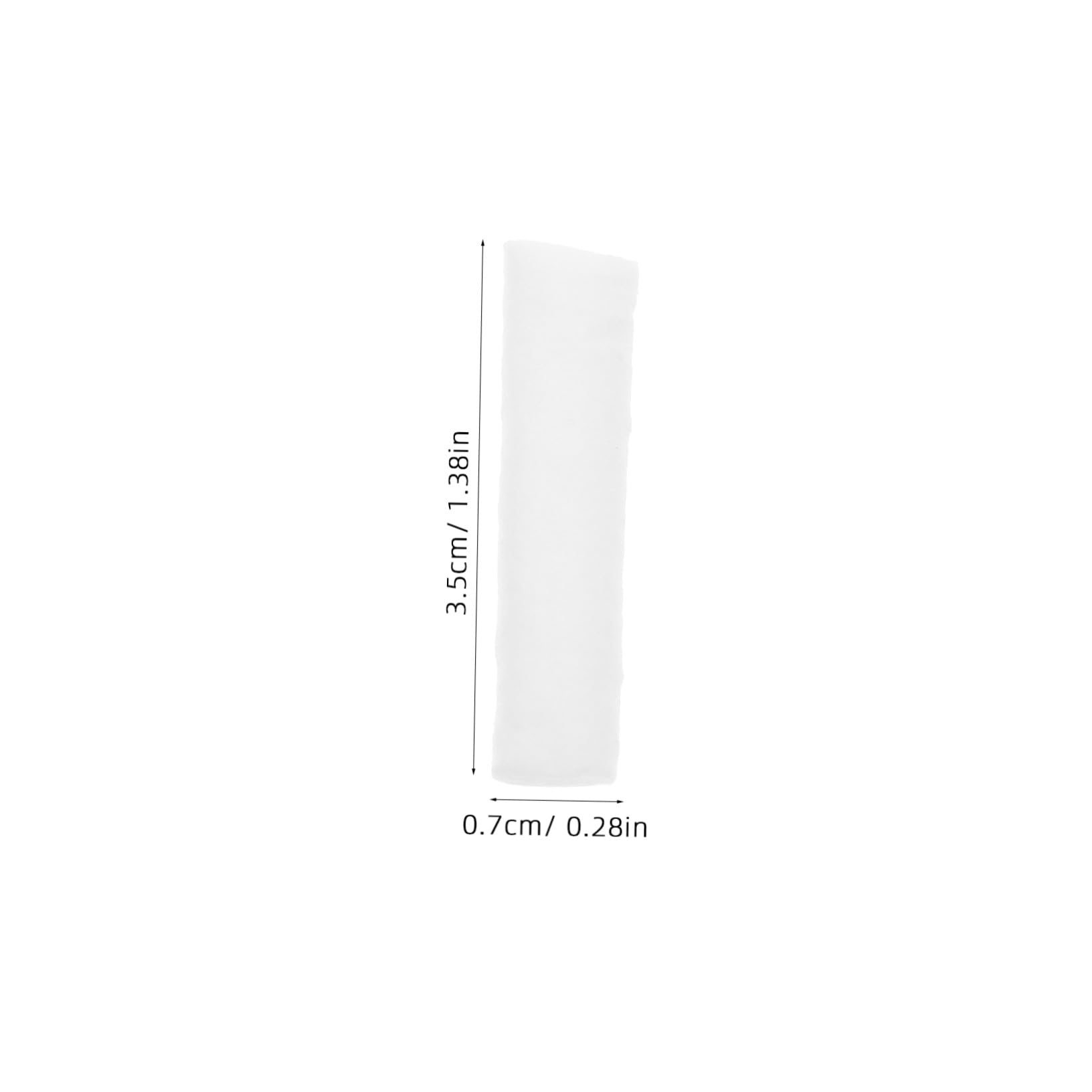 Rollo Dental de Algodón 5 Piezas 8x38mm, Hemostático | Alta Absorción, Ligero y No se Rompe Fácilmente, Uso en Clínicas y Hogar para Limpieza Bucal