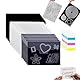 Magnetische Blätter für Stanzformen, Aufbewahrungsstempel und Stanzformen, Aufbewahrungstaschen, Stanzaufbewahrung, multifunktional, magnetisch, Aufbewahrungskarten-Set mit Etikettenaufklebern für