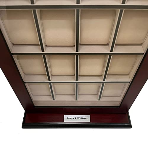 Timelybuys Timelbuys Personalized 20 Slot Cherry Wood Watch Display Wall Hanging Case And Storage Organizer Box And Stand For Oversized Watches #TOP1