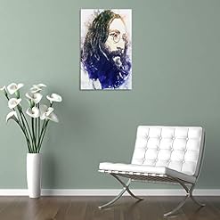 rongtao John Lennon Poster décoratif sur toile 50 x 75 cm - Les Beatles, Paul McCartney, John Lennon, RIngo Starr, George Harrison rongtao John Lennon Poster décoratif sur toile 50 x 75 cm – Image 5