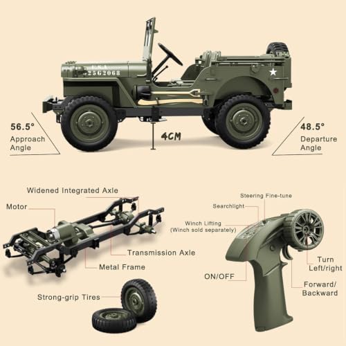 ToyKlepy RC Jeep 1:10 Scale - Image 2