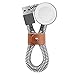 NATIVE UNION Belt Watch Cable - 4ft Ultra-Strong Reinforced [MFi Certified] Durable USB Charging Cable Compatible with Apple Watch Charging Cable with Leather Strap (Zebra)
