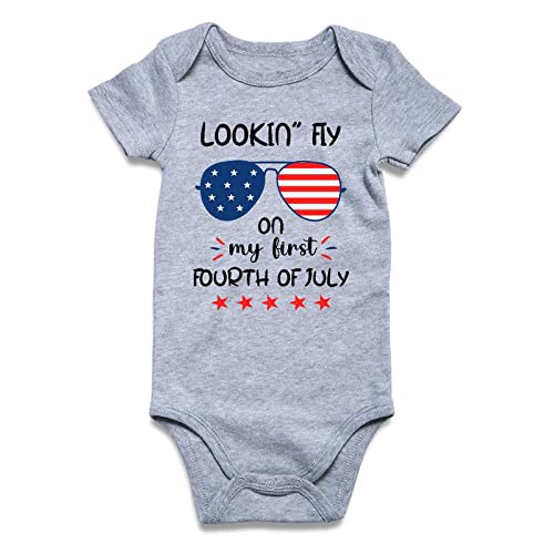Patriots Day Baby Bodysuit My First Fourth of July Baby Outfit 9-12 Months